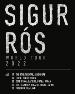 Sigu Ros Asia Tour 2022